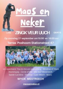 Stad optreden Maos en Neker bij Stadsherberg de Poshoorn